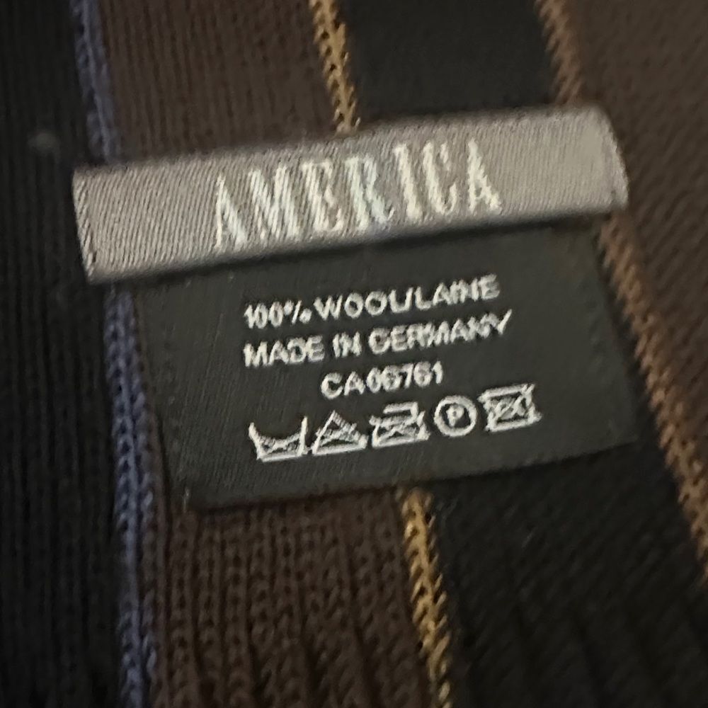 Vintage America Multicolor Striped Men's Scarf - Picture 2 of 4